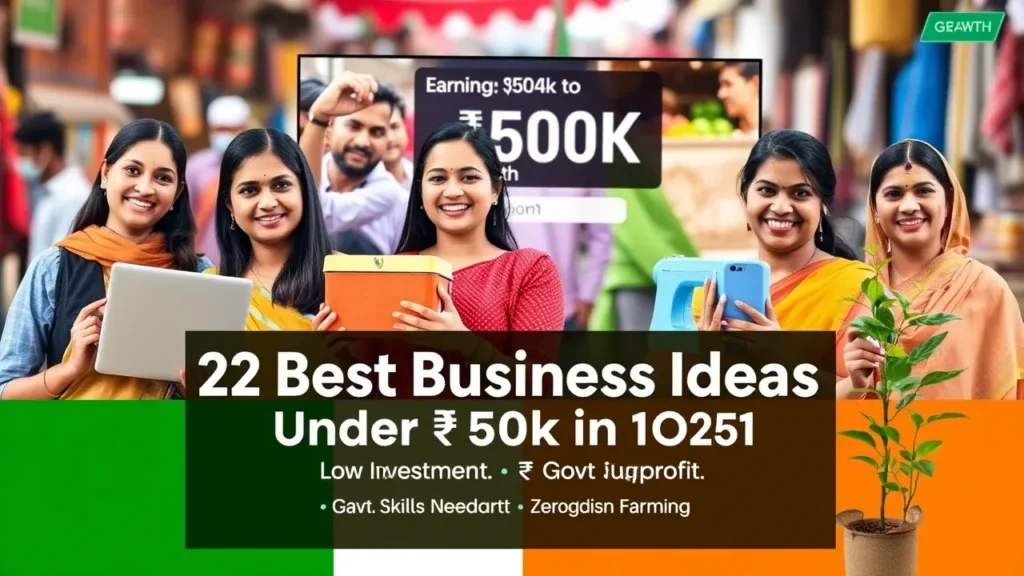 Best Business Ideas Under 50k in India for Students and Beginners